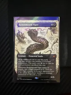 Rottenmouth Viper (Borderless) [Bloomburrow] Magic MTG 0290 NM-M - Image 1