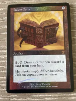 7th Edition JALUM TOME FOIL MTG LP Magic: The Gathering - Image 1
