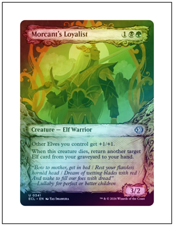 1x Morcant's Loyalist, Foil - Showcase Art, Lorwyn Eclipsed, Magic MTG NM - Image 1