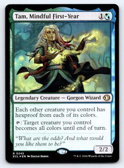 Tam, Mindful First-Year FOIL - Lorwyn Eclipsed MTG - Image 1