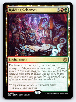Raiding Schemes FOIL - Lorwyn Eclipsed MTG - Image 1