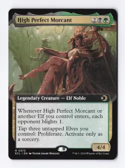High Perfect Morcant (Extended Art) 0373 (R) MTG Lorwyn Eclipsed (ECL) - Image 1
