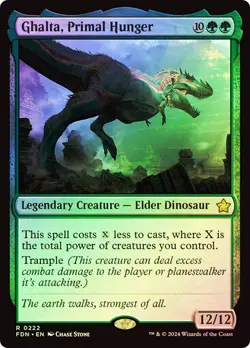 MTG FDN Ghalta, Primal Hunger Foil - Image 1