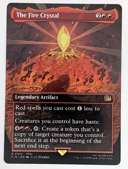 (Normal) The Fire Crystal (Borderless) (337) FINAL FANTASY Mtg NM - Image 1