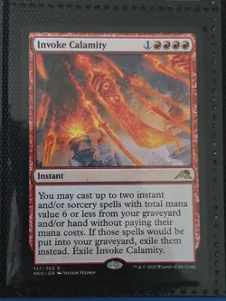 Invoke Calamity X1 NEO MTG Kamigawa Neon Dynasty B1 - Image 1