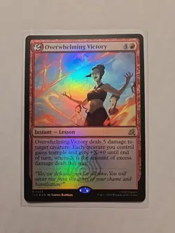 Overwhelming Victory (Foil) - Avatar - NM - Rare - Instant Lesson - MTG - Image 1