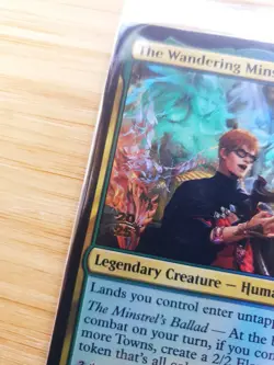 The Wandering Minstrel SEALED PRERELEASE PROMO STAMP Final Fantasy Promos - MTG - Image 2