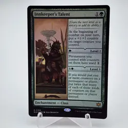 1x MTG Innkeeper's Talent (Foil) - Bloomburrow (BLB) #180 - Magic the Gathering - Image 1