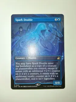 Spark Double (Borderless Anime) - Ravnica Remastered MTG 0421 NM - Image 1