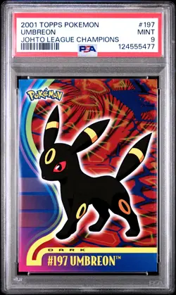 Johto League Champions Umbreon 197 PSA 9 CS001-124555477 - Image 1