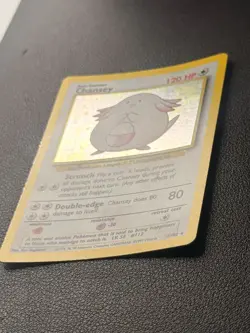 Pokemon Chansey 3/102 Holo Rare Base Set WOTC 1999 MP - Image 3