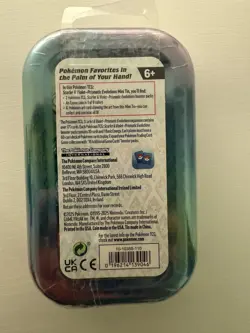Pokemon TCG Prismatic Evolutions Mini-Tin Vaporeon Factory Sealed New - Image 2