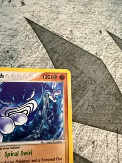 Pokemon TCG Poliwrath 11/115 Unseen Forces Holo Pokemon Card LP - Image 2