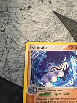 Pokemon TCG Poliwrath 11/115 Unseen Forces Holo Pokemon Card LP - Image 3