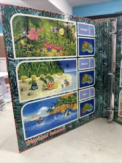 Vintage Pokemon Southern Islands Collection BINDER ONLY, English WOTC O-RING - Image 4