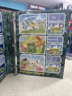 Vintage Pokemon Southern Islands Collection BINDER ONLY, English WOTC O-RING - Image 5