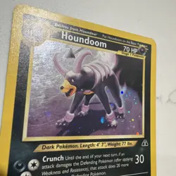 Houndoom 4/75 Pokemon Neo Discovery Unlimited Holo Rare (Damaged) SwirlUU - Image 3