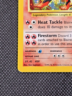 Pokemon TCG - Blaine's Arcanine - 1/132 - Holo - Gym Challenge - HP - Image 4