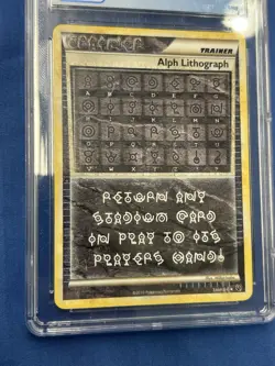 2010 Pokemon Alph Lithograph Undaunted THREE CGC 7.5 NM/MINT - Image 3