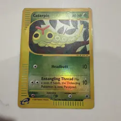 Pokemon TCG Caterpie 96/165 Expedition Reverse Holo Card - Image 1