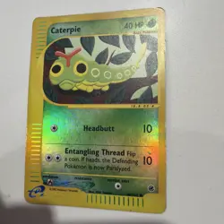 Pokemon TCG Caterpie 96/165 Expedition Reverse Holo Card - Image 2