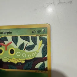 Pokemon TCG Caterpie 96/165 Expedition Reverse Holo Card - Image 3