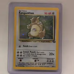 Pokemon TCG Kangaskhan Jungle 5/64 Holo Rare Unlimited English Card - Image 1