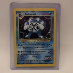Pokemon TCG Poliwrath Base Set 13/102 Holo Rare English Card - Image 1