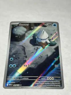 Snover 140/132 Illustration Rare Mega Evolution Pokemon Near Mint - Image 1
