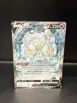 Pokemon TCG Crown Zenith: Galarian Gallery Zacian v GG48/GG70 A - Image 2