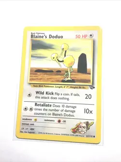 BLAINE'S DODUO - 61/132 - Gym Challenge - Pokemon Card - NM - Image 1