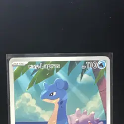 Pokemon TCG Misty's Lapras Destined Rivals 194/182 Illustration Rare NM - Image 2