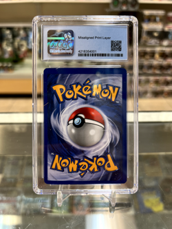 2000 POKEMON GYM HEROES BROCK'S RYHDON UNLIMITED CGC 8.5 NM DOUBLE ERROR SEE - Image 3