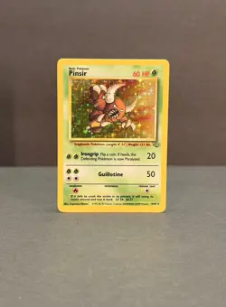 Pokemon Jungle Pinsir Holo - Lightly Played LP - Original Vintage 9/64 - Image 1