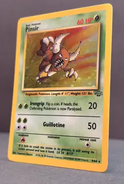 Pokemon Jungle Pinsir Holo - Lightly Played LP - Original Vintage 9/64 - Image 4