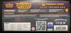 Obsidian Flames Pokemon Center Elite Trainer Box Sealed TCG - Image 5