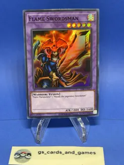 Flame Swordsman LOB-EN003 - Super Rare - 25th Legend of Blue Eyes - Yugioh! - Image 1