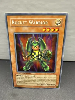Yugioh Rocket Warrior Secret Rare CT2-EN005 Limited Edition - Image 1