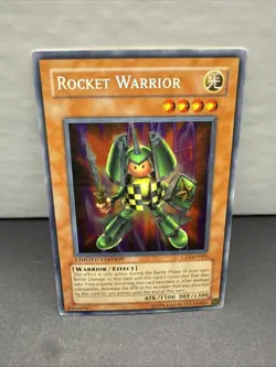 Yugioh Rocket Warrior Secret Rare CT2-EN005 Limited Edition - Image 2
