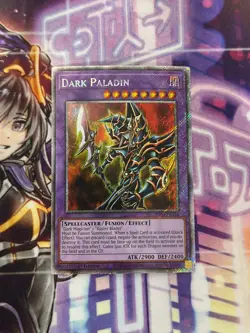 Yugioh Dark Paladin Platinum Secret Rare RA03 - Image 1