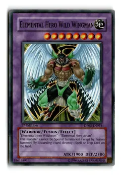 Elemental Hero Wild Wingman - DP03-EN011 1st Edition - YuGiOh-LP - Image 1