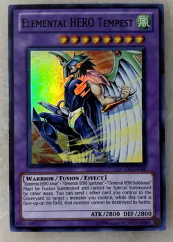 Elemental Hero Tempest - LCGX-EN048 - Super Rare 1st Edition LP - Image 1