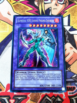 Elemental HERO Shining Phoenix Enforcer lcgx-en139 (NM+) Secret Rare Yu-Gi-Oh! - Image 1