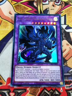 Evil Hero Malicious Bane lds3-en033 1st Edition (NM+) Ultra Rare Yu-Gi-Oh! - Image 1