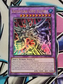 YUGIOH Egyptian God Slime LED7-EN001 Ultra Rare, RAGE OF RA, Unlimeted - Image 1