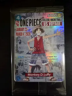 One Piece College Basketball US Voyage card - In Hand, Unopened, Mint - Image 1