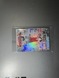 One Piece Monkey D. Luffy US Voyage College Basketball Card Rutgers 1/23 IN HAND - Image 2