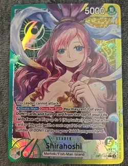 Shirahoshi Alt Art Leader Op11 -022 A Fist Of Devine Speed One Piece TCG - Image 1