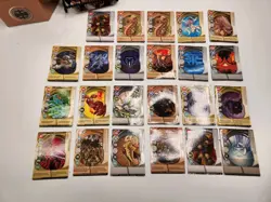 Bakugan Subterra Metal Hexagon Storage Tin w/Storage Inserts, Cards And Brawlers - Image 4