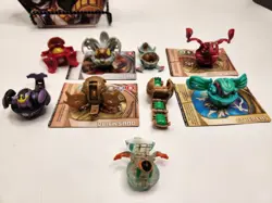 Bakugan Subterra Metal Hexagon Storage Tin w/Storage Inserts, Cards And Brawlers - Image 5